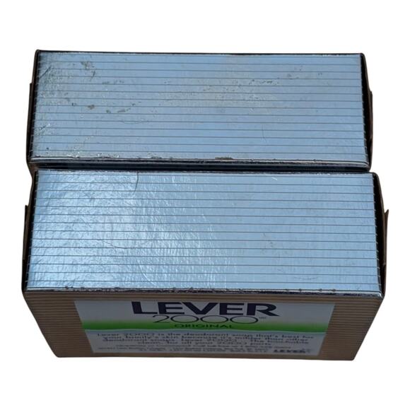 Vintage 1997 Lever 2000 Original Bar Soap Sealed Pack Of 2 - Picture 5 of 7